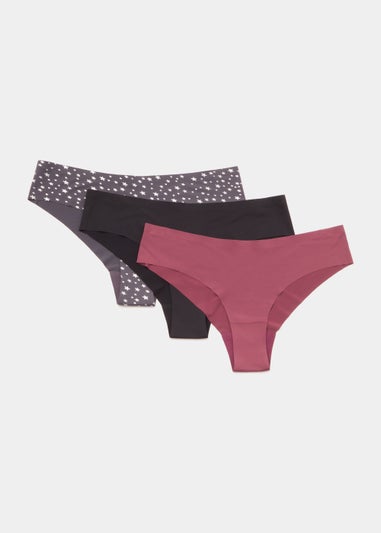 3 Pack No VPL Brazilian Knickers