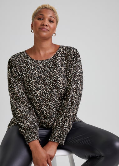 Papaya Curve Multicoloured Long Sleeve Soft Touch Top