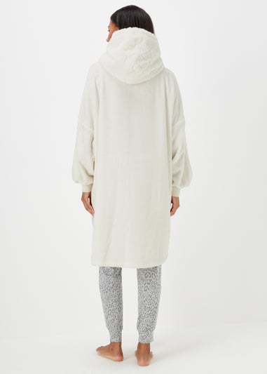 Cream Plush Snuggle Hoodie