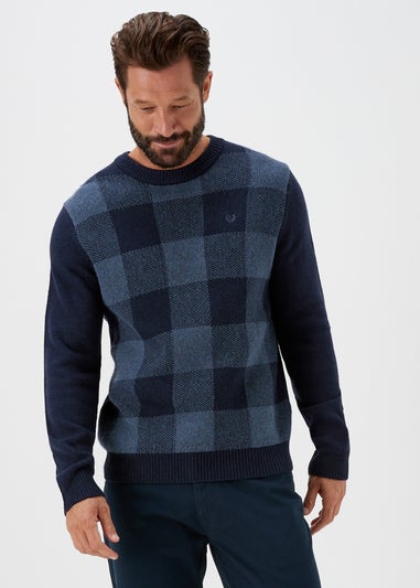 Lincoln Navy Check Jumper