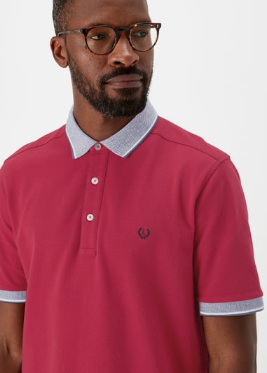 Lincoln Red Tipped Polo Shirt