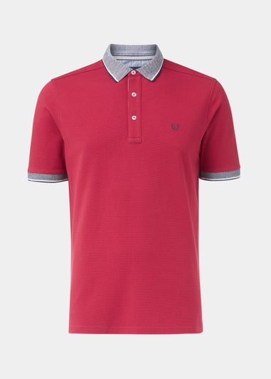 Lincoln Red Tipped Polo Shirt