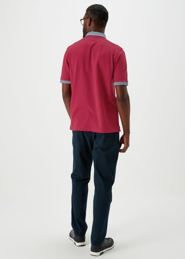 Lincoln Red Tipped Polo Shirt