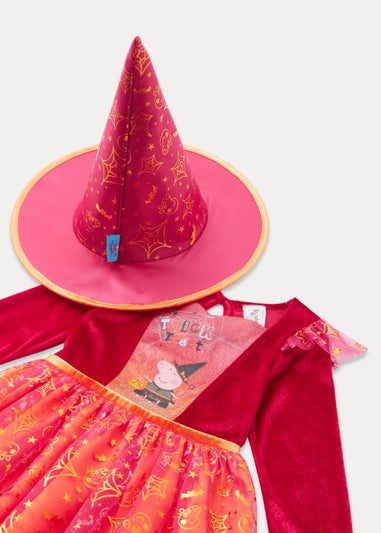 Kids Multicoloured Peppa Pig Witch Fancy Dress Costume (9mths-5yrs)