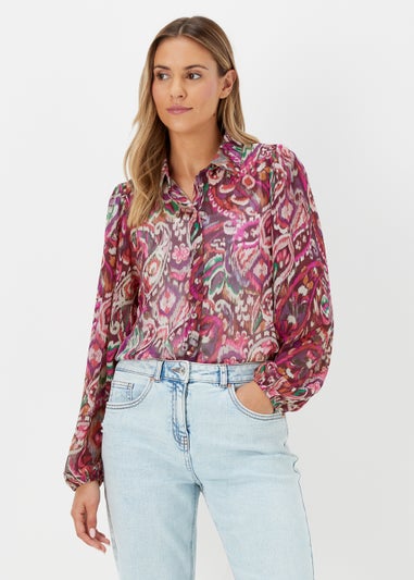Multicoloured Paisley Print Shirt