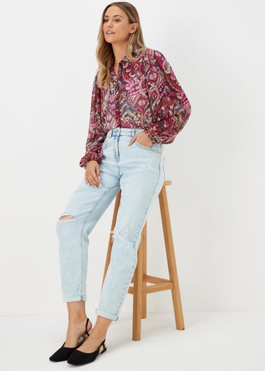 Multicoloured Paisley Print Shirt