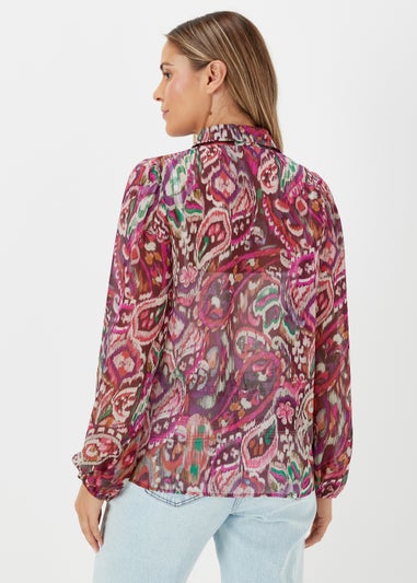 Multicoloured Paisley Print Shirt