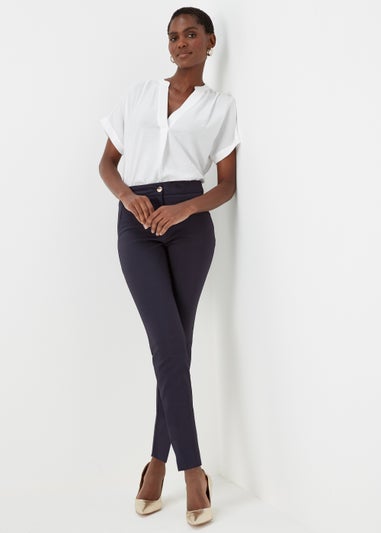 Et Vous Peach Capri Trousers - Matalan