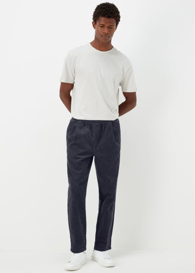 Navy Cord Trousers