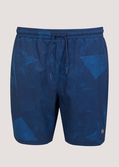 Souluxe Navy Sports Shorts