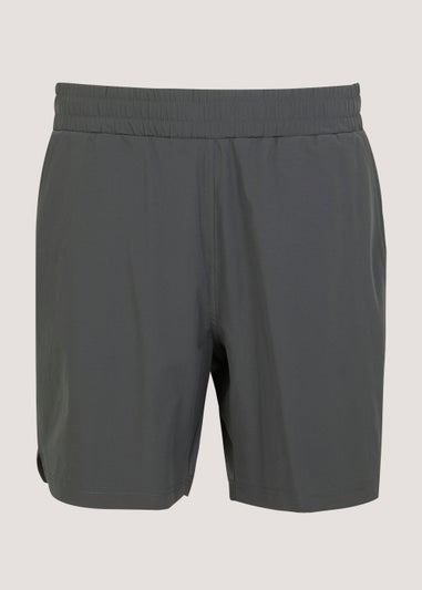 Souluxe Grey Woven Sports Shorts