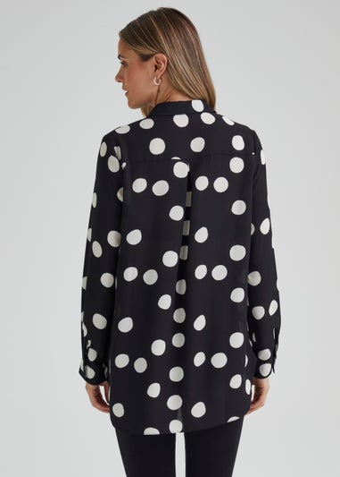 Black Spot Longline Shirt