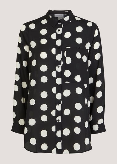 Black Spot Longline Shirt