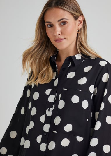 Black Spot Longline Shirt