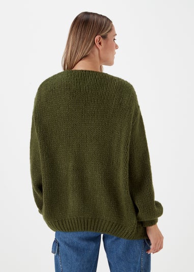 Khaki Lofty Cardigan