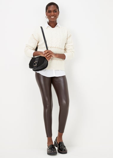 Cream Overstitch Jumper