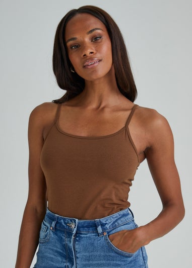 Brown Essential Cami Top