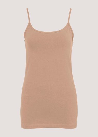 Beige Essential Cami Top