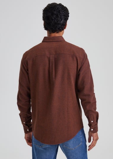 Burgundy Textured Shirt