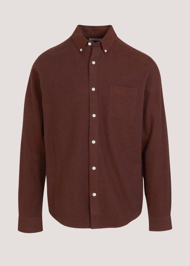 Burgundy Textured Shirt