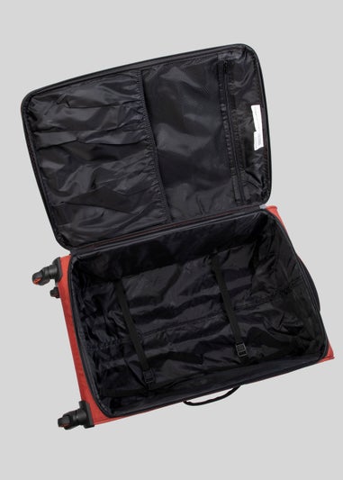 IT Luggage Rust Soft Shell Suitcase