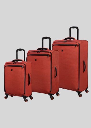 IT Luggage Rust Soft Shell Suitcase