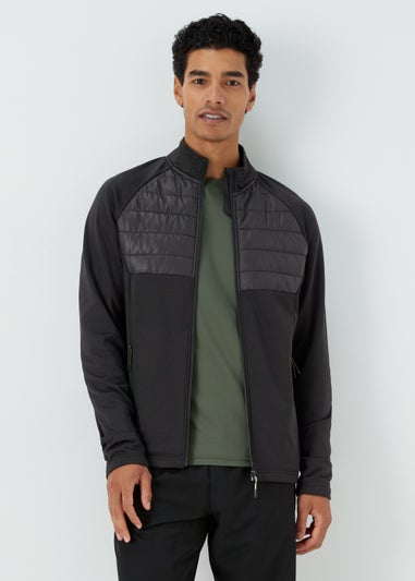 Souluxe Black Hybrid Sports Jacket