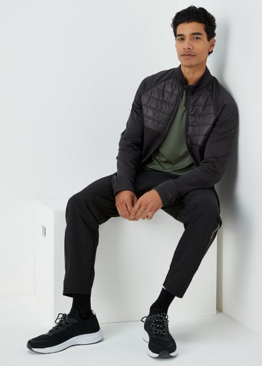 Souluxe Black Hybrid Sports Jacket