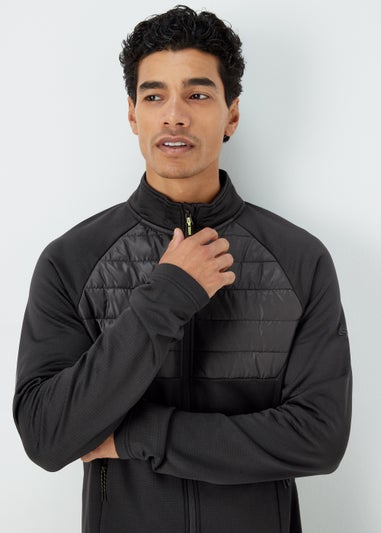 Souluxe Black Hybrid Sports Jacket