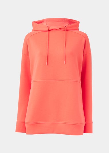 Souluxe Coral Longline Sports Hoodie