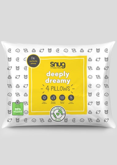 Snug Deeply Dreamy 4 Pillow Pack