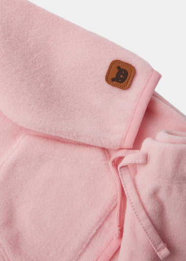 Baby Pink Polar Fleece Hoodie & Joggers Set (Newborn-23mths)