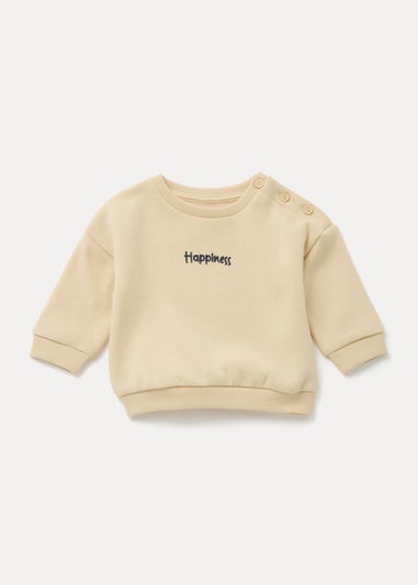 Baby Stone Slogan Crew Neck Sweatshirt (Newborn-23mths)
