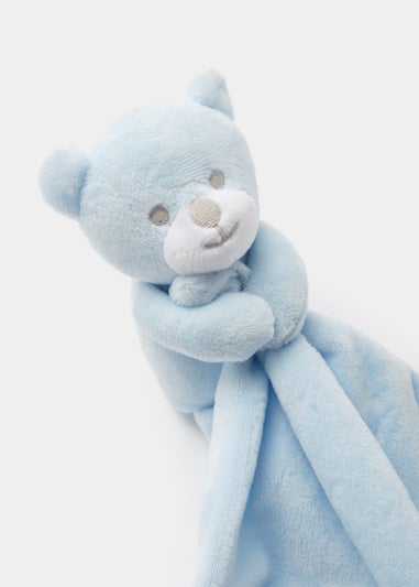 Blue Bear Baby Comforter