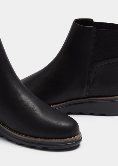 Soleflex Black Chelsea Boots