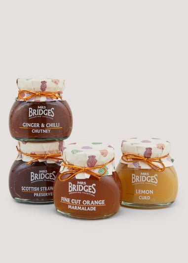 Mrs Bridges 4 Pack Preserve Jars