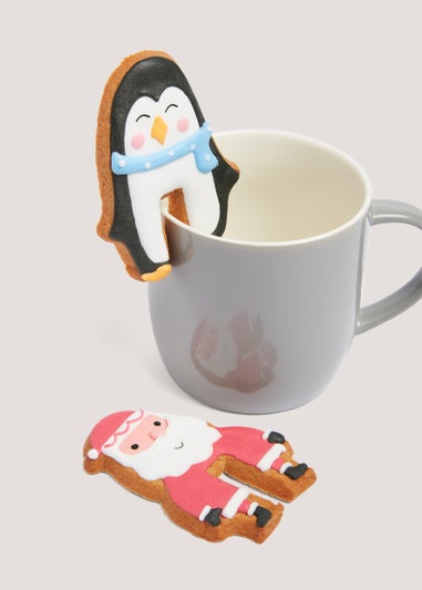 Christmas Character Mug Hugger Hot Chocolate Biscuits (2cm x 15cm x 10.5 cm)