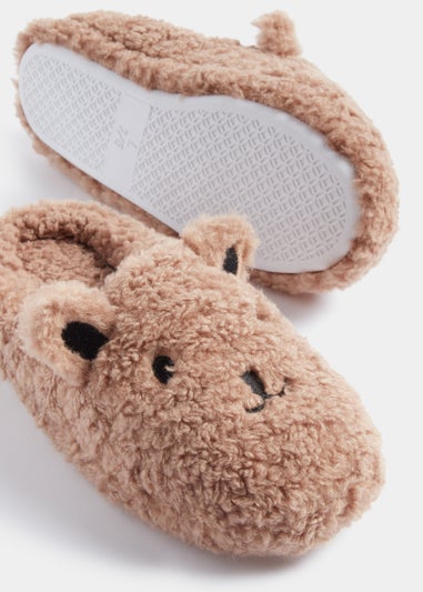 Brown Bear Slippers