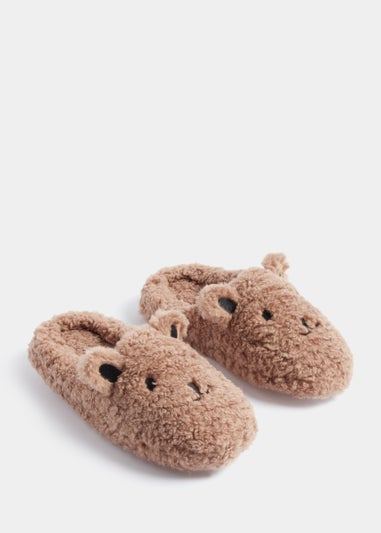 Brown Bear Slippers