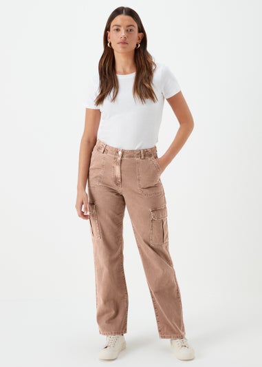 Brown Cargo Trousers