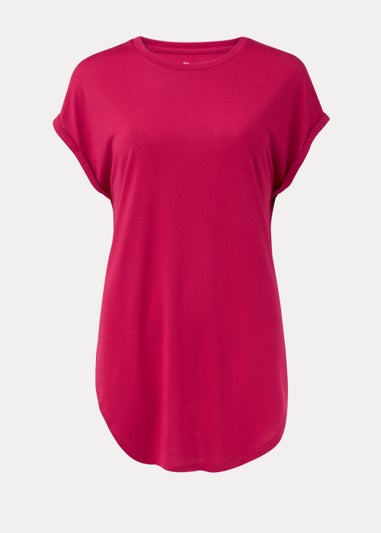 Pink Longline T-Shirt