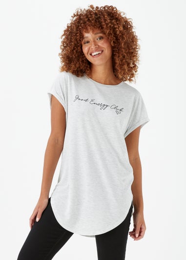 Longline t shirt ladies best sale