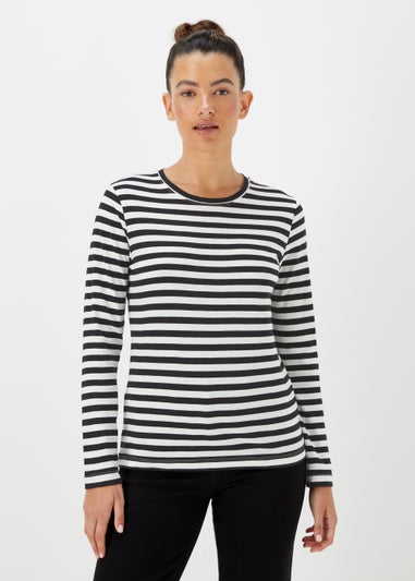 Black Stripe Long Sleeve T-Shirt