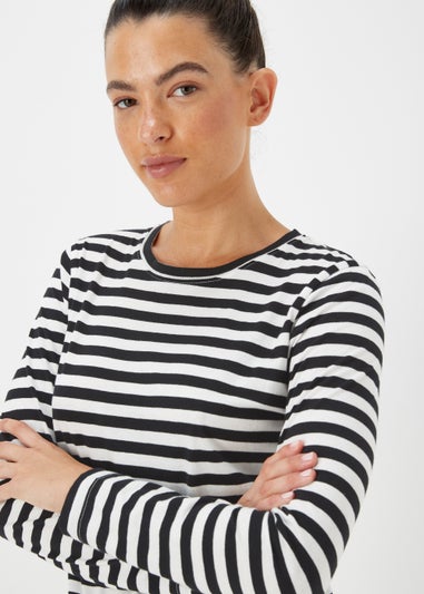 Black Stripe Long Sleeve T-Shirt