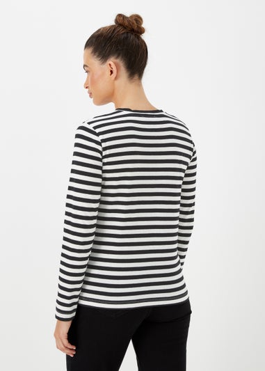 Black Stripe Long Sleeve T-Shirt