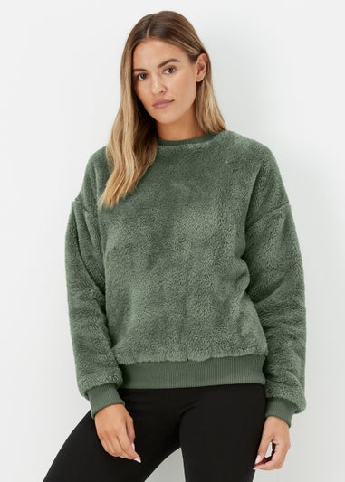 Green Teddy Sweatshirt