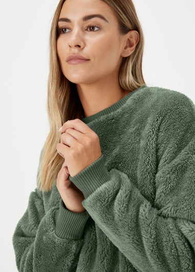 Green Teddy Sweatshirt