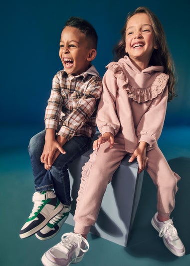 Boys Tan Check Shacket (9mths-6yrs)
