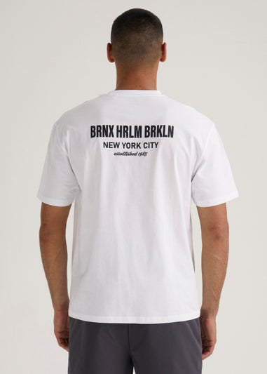 US Athletic White NY T-Shirt