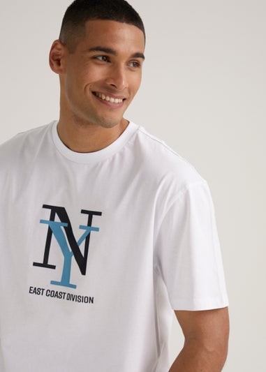 US Athletic White NY T-Shirt